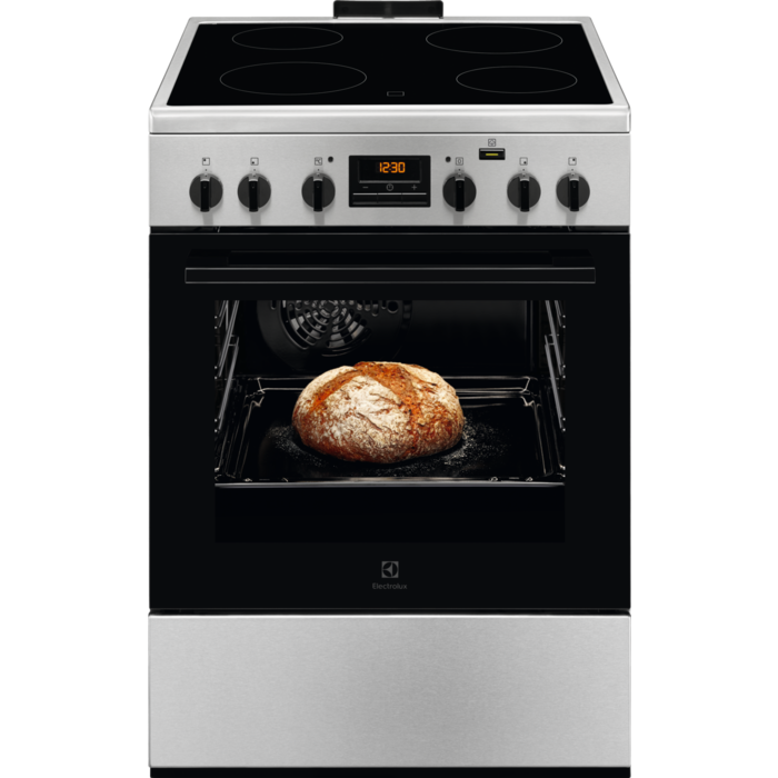 Electrolux 600 SteamBake štedilnik s steklokeramično ploščo širine 60 cm