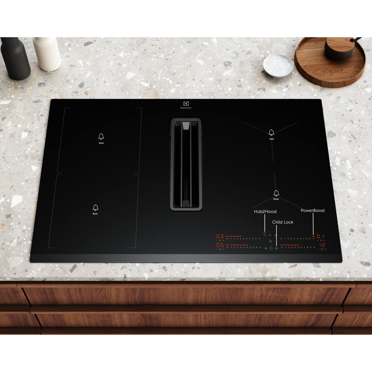 Electrolux - Combo-Hob Hood - KCC83443